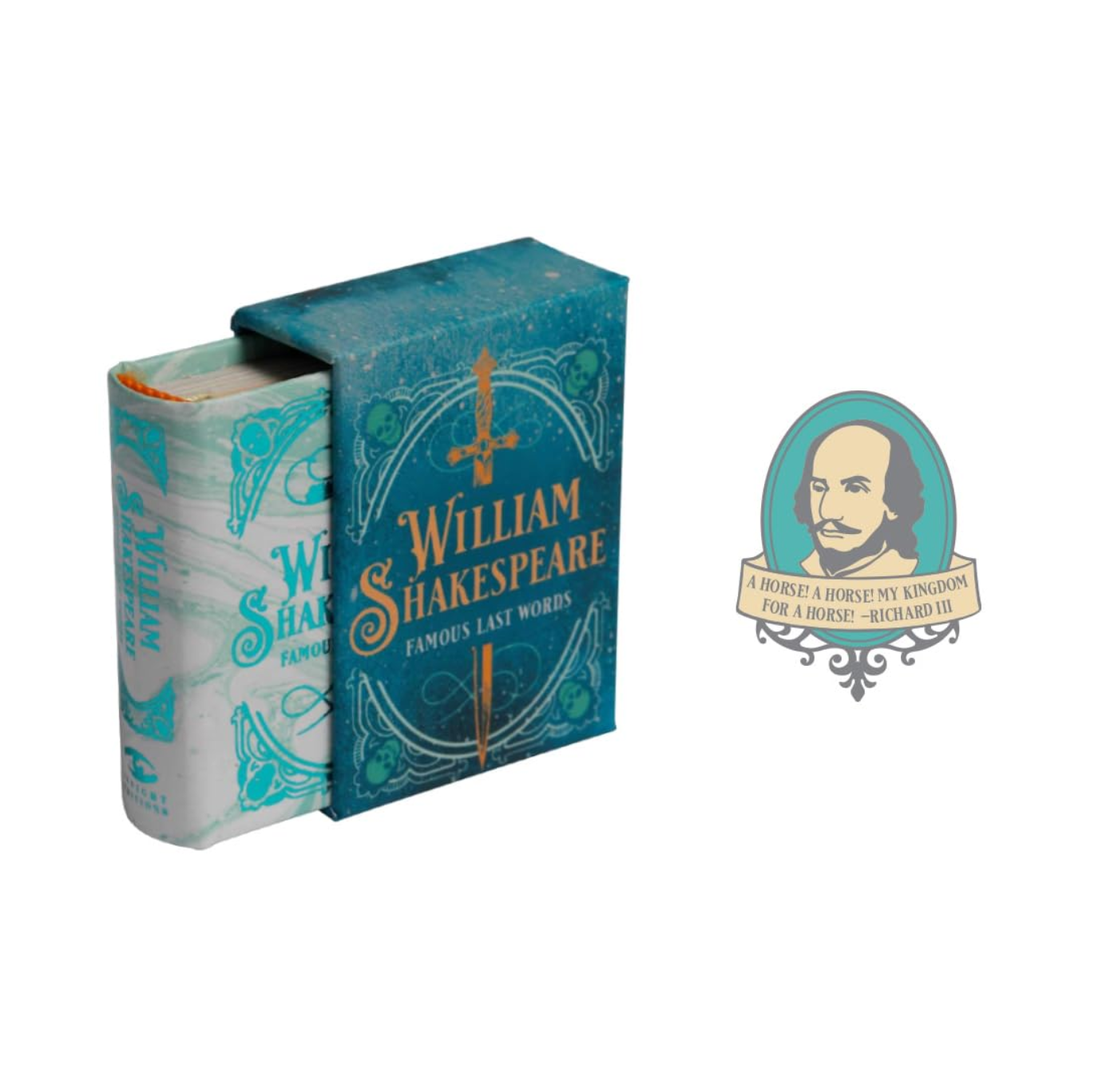 William Shakespeare: Famous Loving Words and Pin Set HB