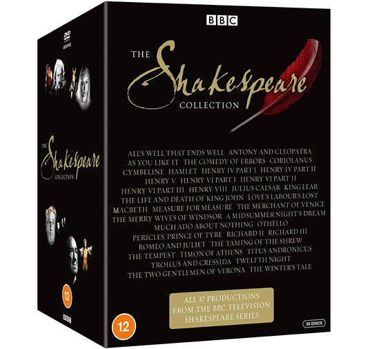 BBC Shakespeare Collection 38 Disc Box Set: BBC, DVD (2020)