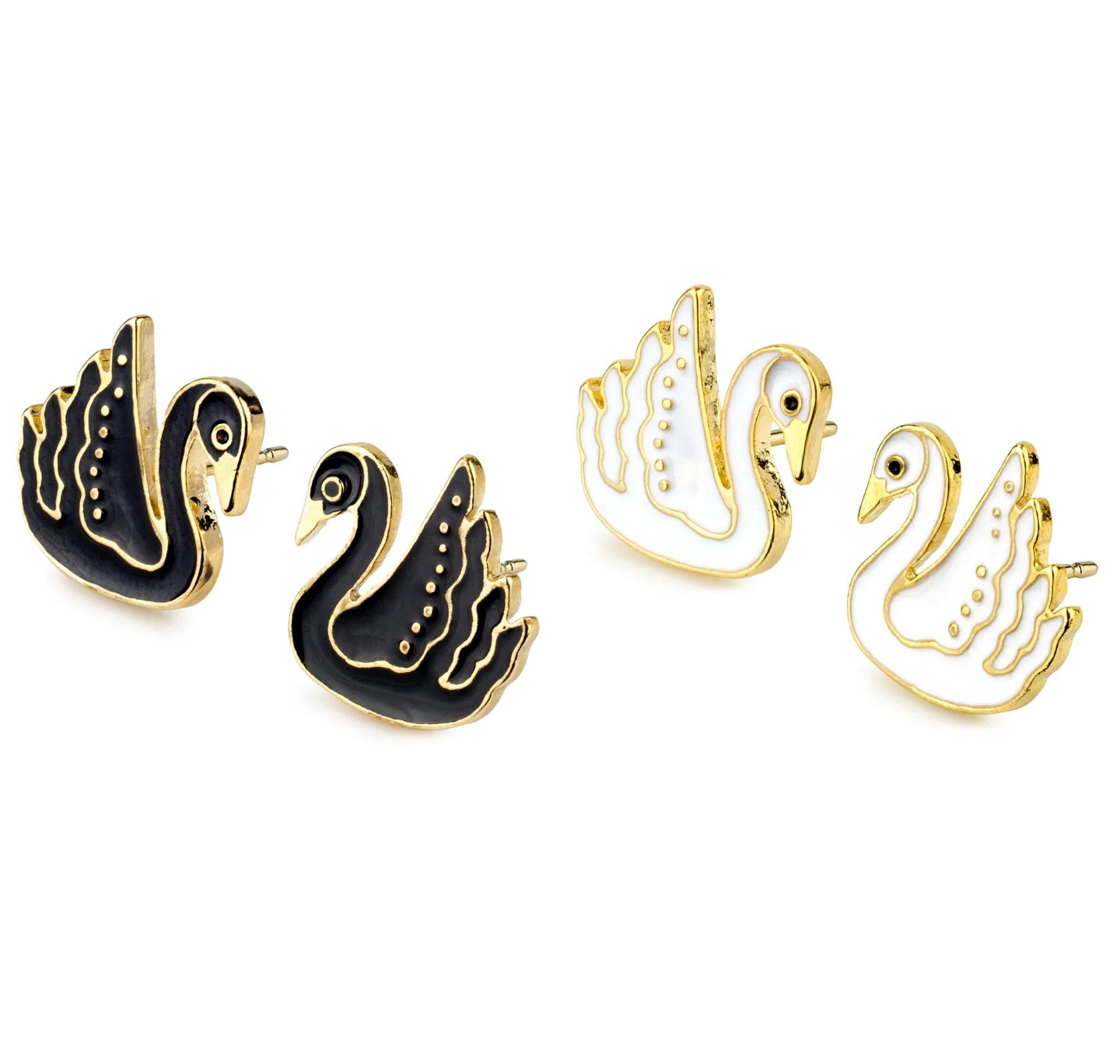 Earrings: Swan