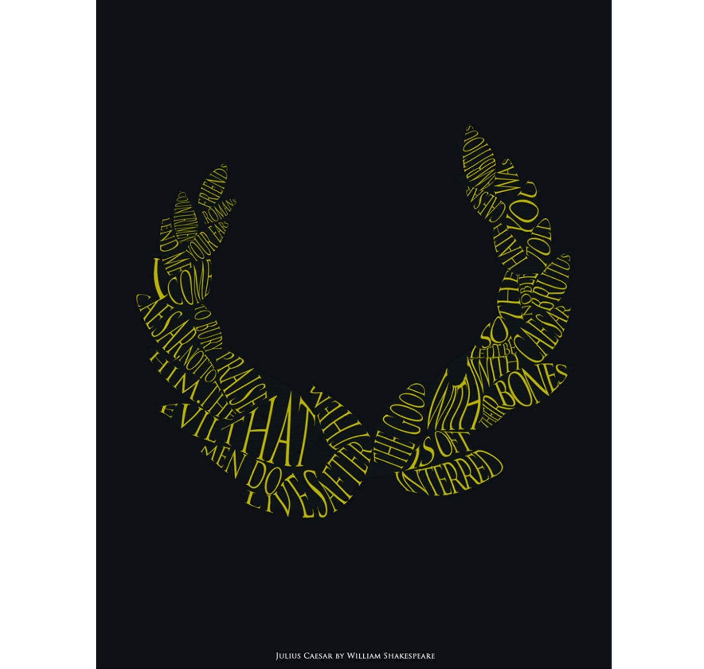 Print: Julius Caesar - Friends, Romans, Countrymen