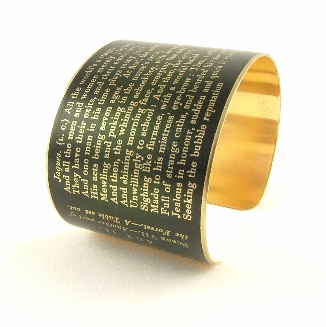 Wide Cuff: As You Like It - All the World's A Stage, Seven Ages of Man