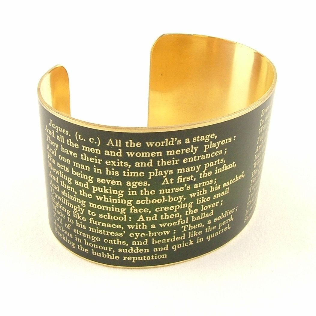 Wide Cuff: As You Like It - All the World's A Stage, Seven Ages of Man