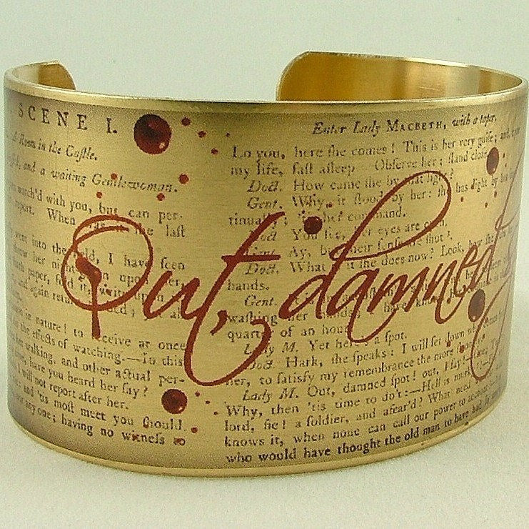 Wide Cuff: Macbeth - Out, Damned Spot