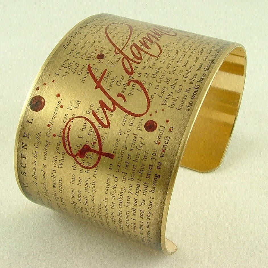 Wide Cuff: Macbeth - Out, Damned Spot