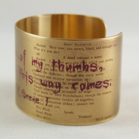 Wide Cuff: Macbeth - Something Wicked This Way Comes