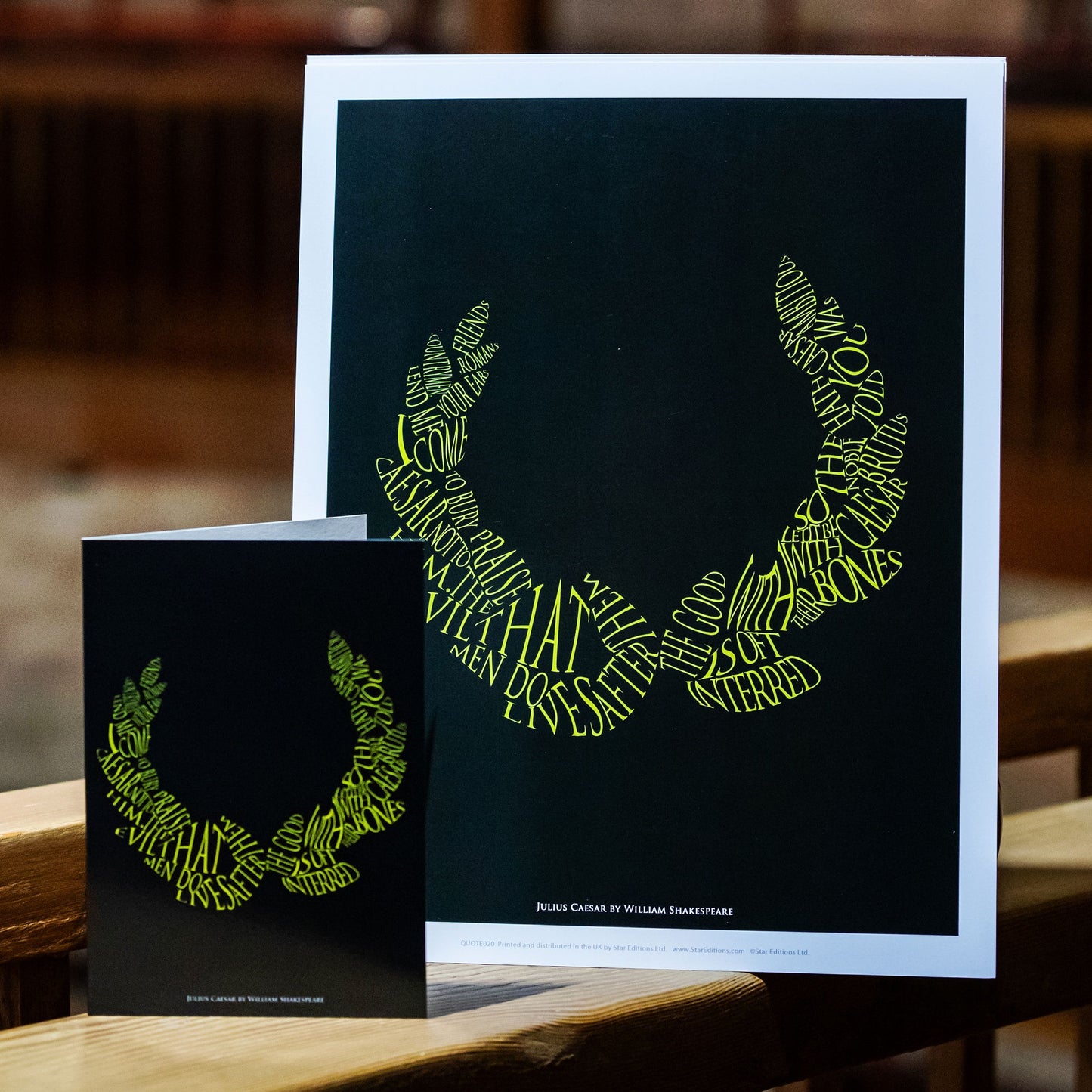 Greeting Card: Julius Caesar - Friends, Romans, Countrymen