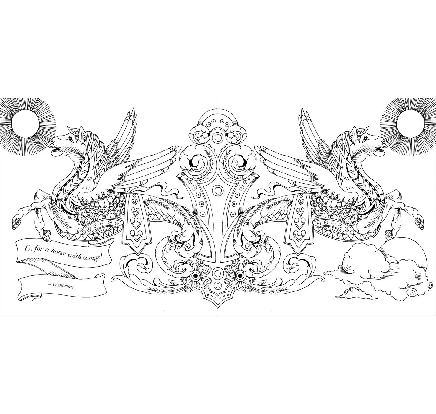 Escape to Shakespeare's World: Colouring Book Adventure PB