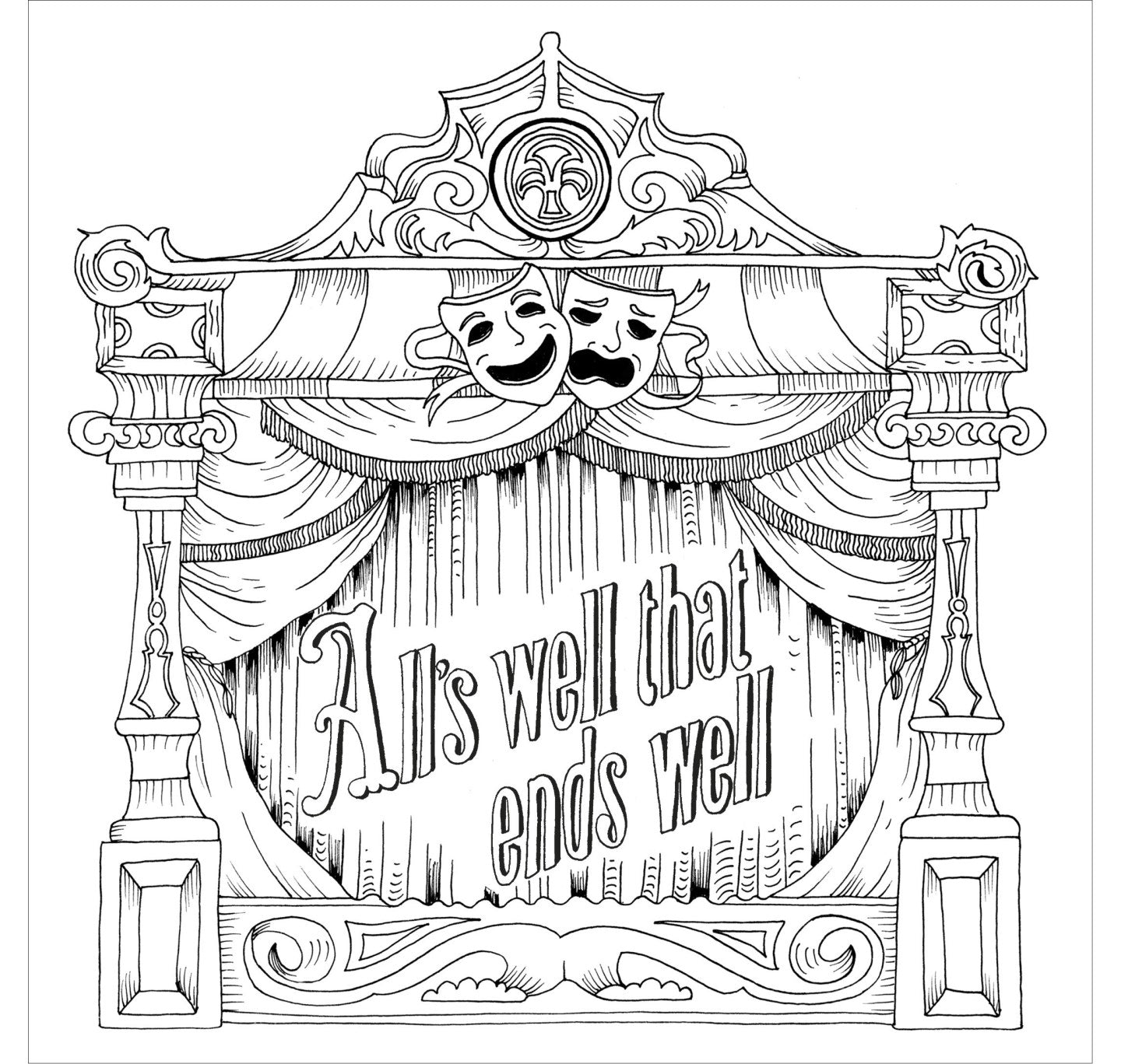 Escape to Shakespeare's World: Colouring Book Adventure PB