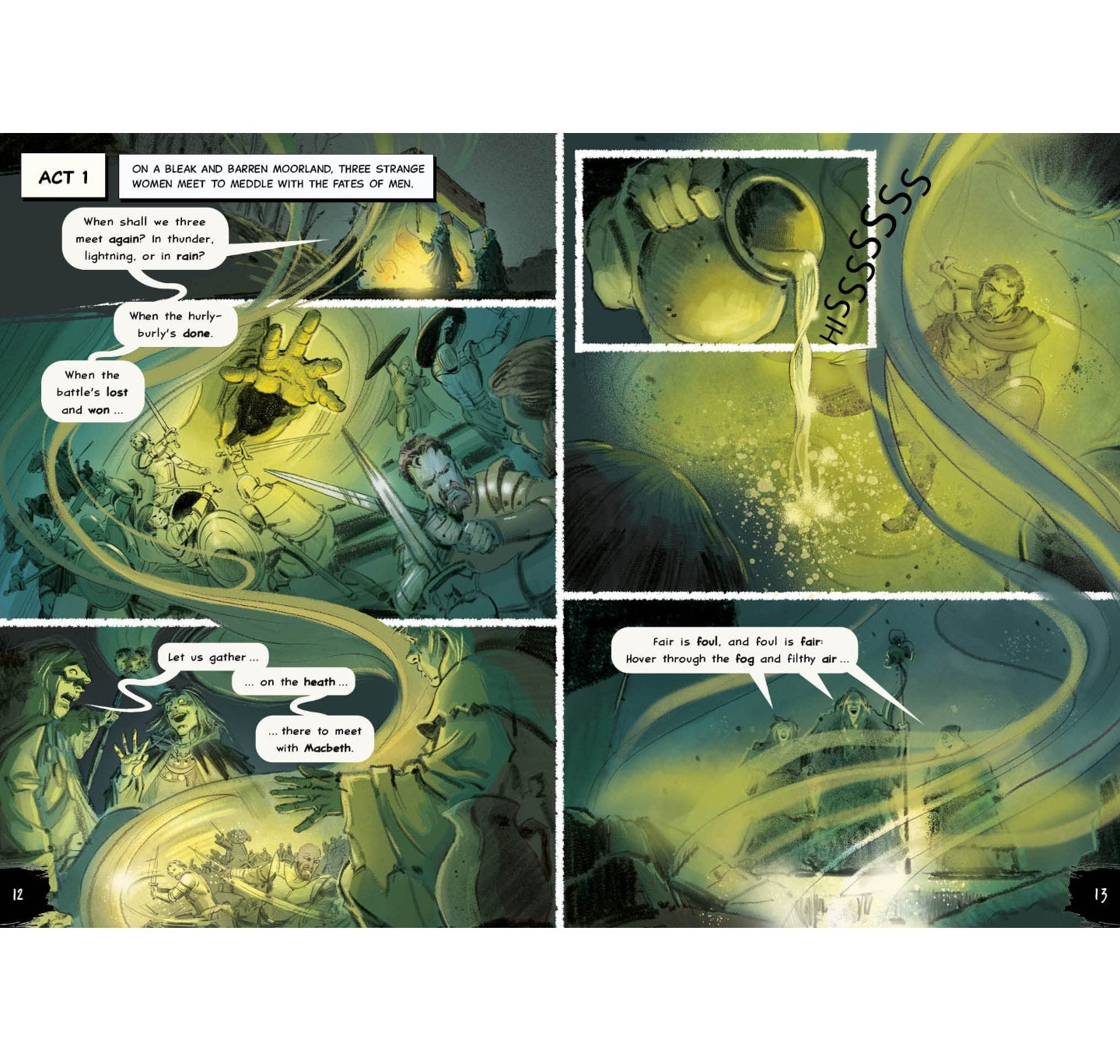 Shakespeare's Macbeth: A Graphic Novel PB