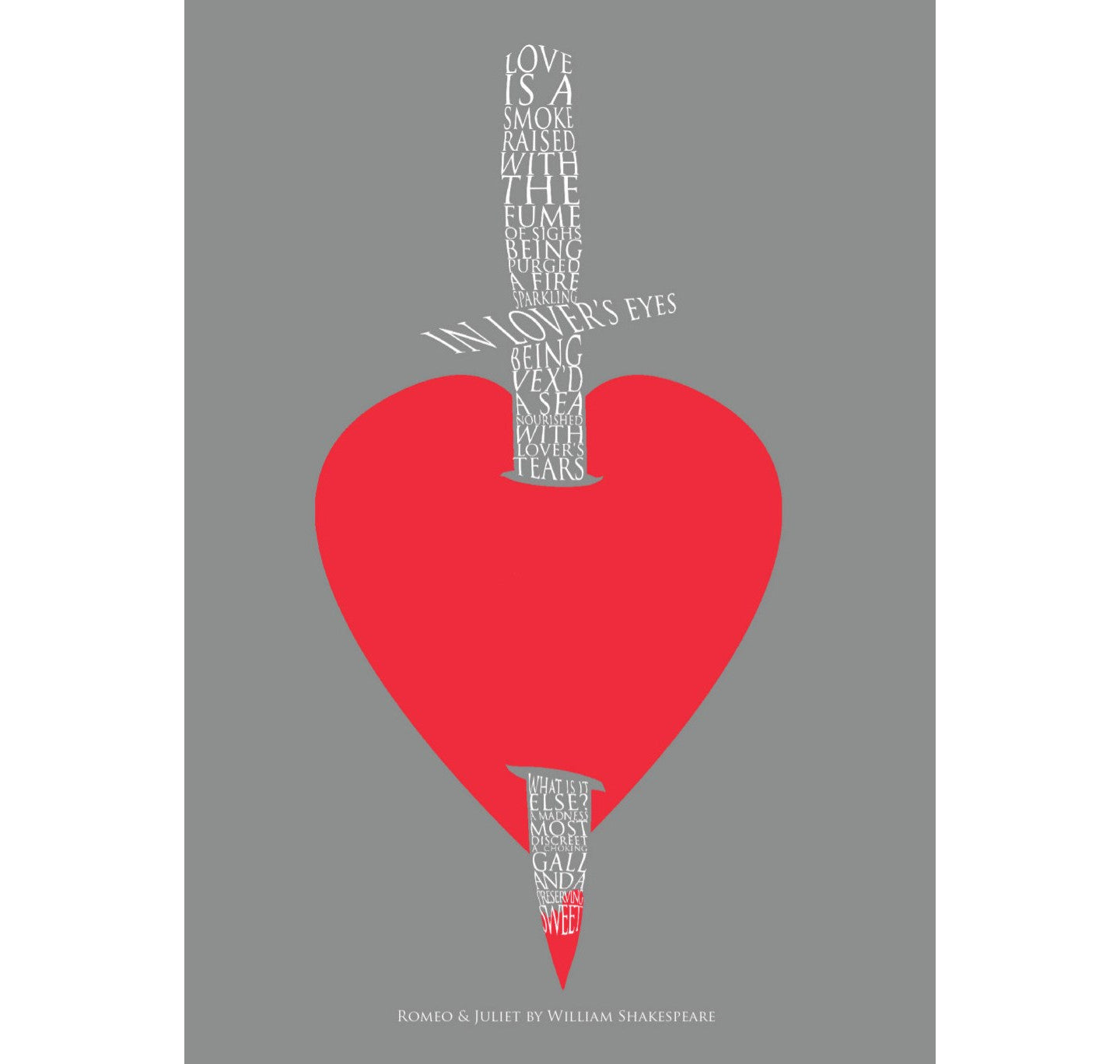 Print: Romeo & Juliet - Love is a Smoke