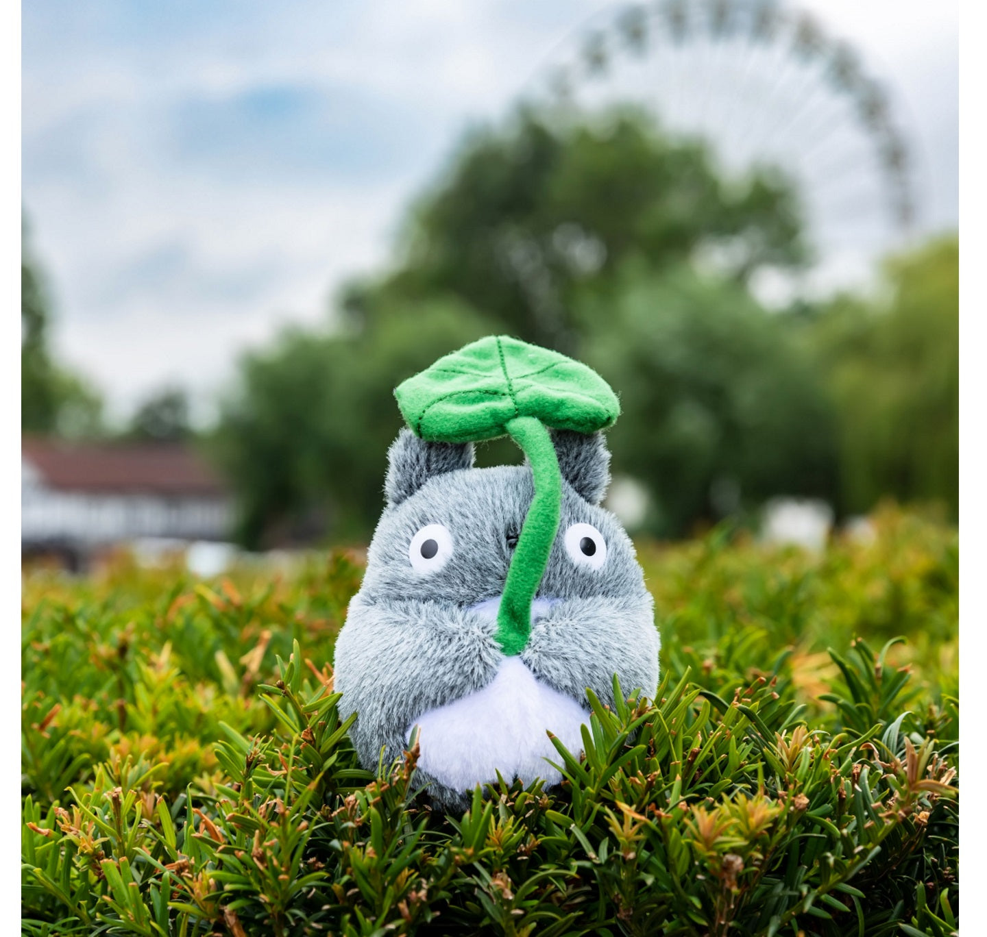 新登場 Totoro: 38cm Soft Plush Purse Leaf Top Totoro ゲーム、おもちゃ 