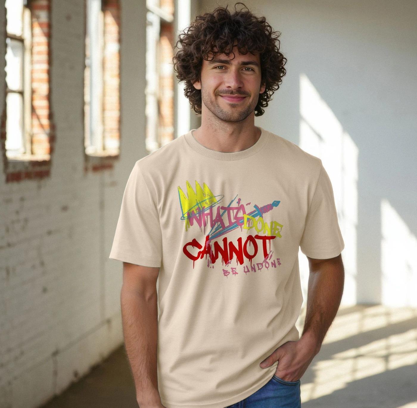 Adult T Shirt: Macbeth What's Done Cannot Be Undone