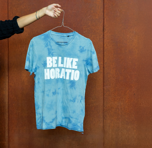 Adult T Shirt: Tie-Dye Be Like Horatio
