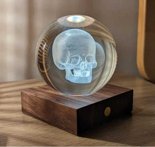 Amber Crystal Light: Skull