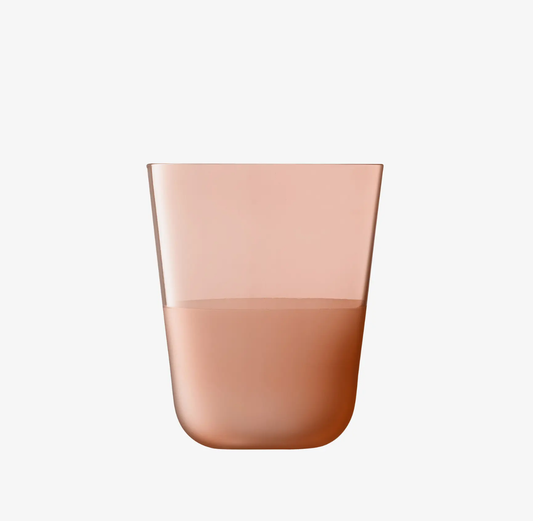Arc Contrast Tumbler: Coral