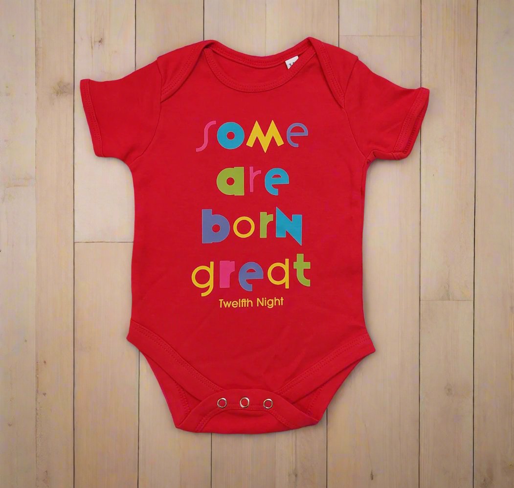 Baby Bodysuit: Some Are Born Great - Red