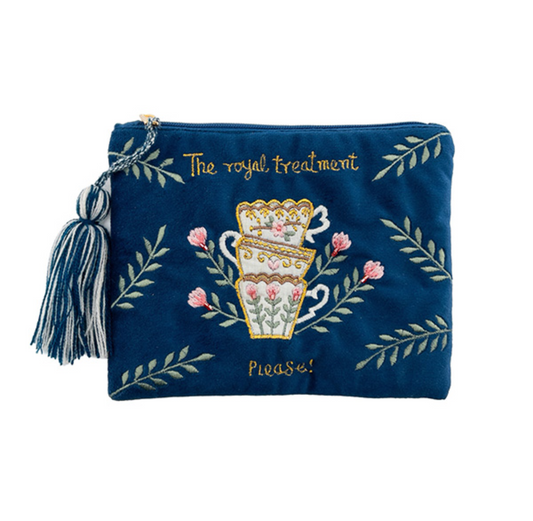 Bag: Beaded Tea Cup Pouch