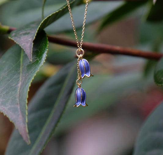 Necklace: Bluebell Gold Tone