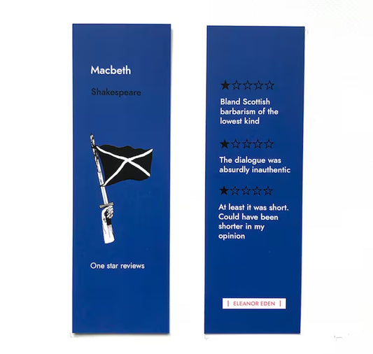 Bookmark: 1 Star Review - Macbeth