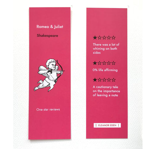 Bookmark: 1 Star Review - Romeo and Juliet