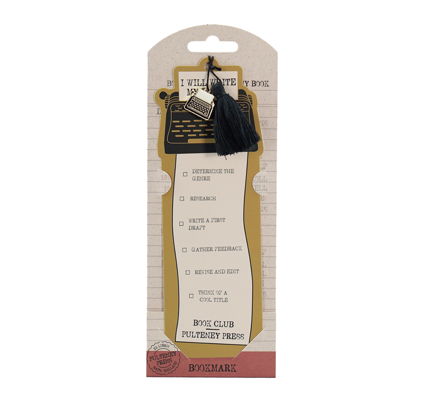 Bookmark: I Will Write My Book (With Charm)