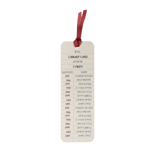 Bookmark: Library Card
