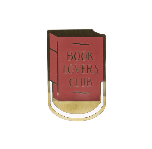 Bookmark Metal: Book Lovers Club
