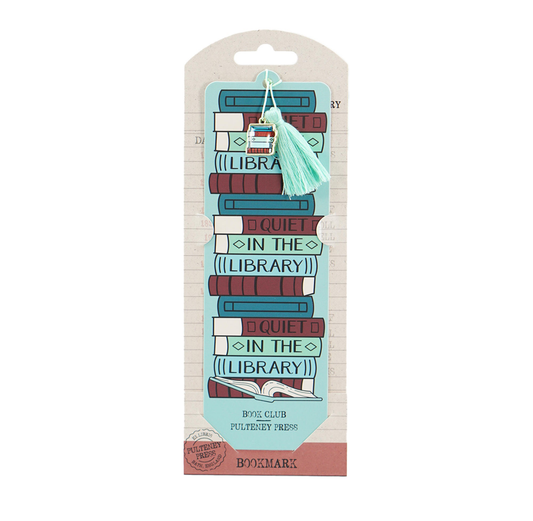 Bookmark: Quiet In The Library (With Charm)