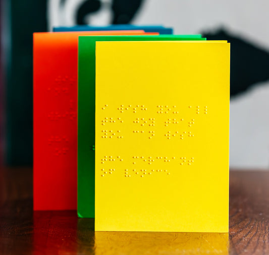 Braille Greeting Card - I Wish You All the Joy That You Can Wish