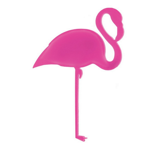 Brooch: Flamingo