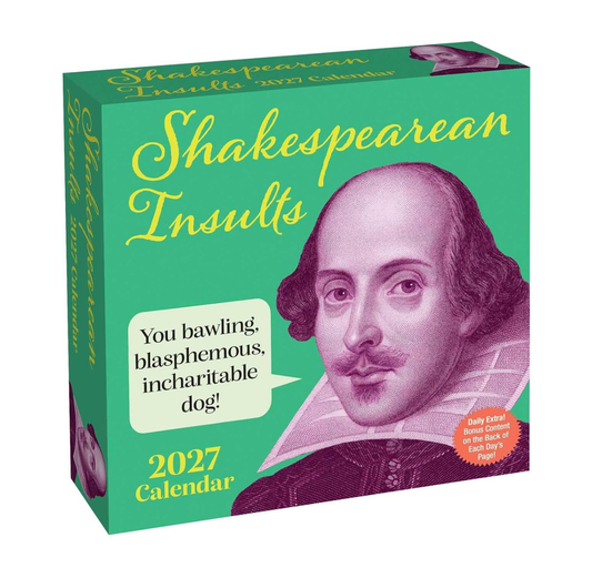 Calendar: Shakespearean Insults (2027)