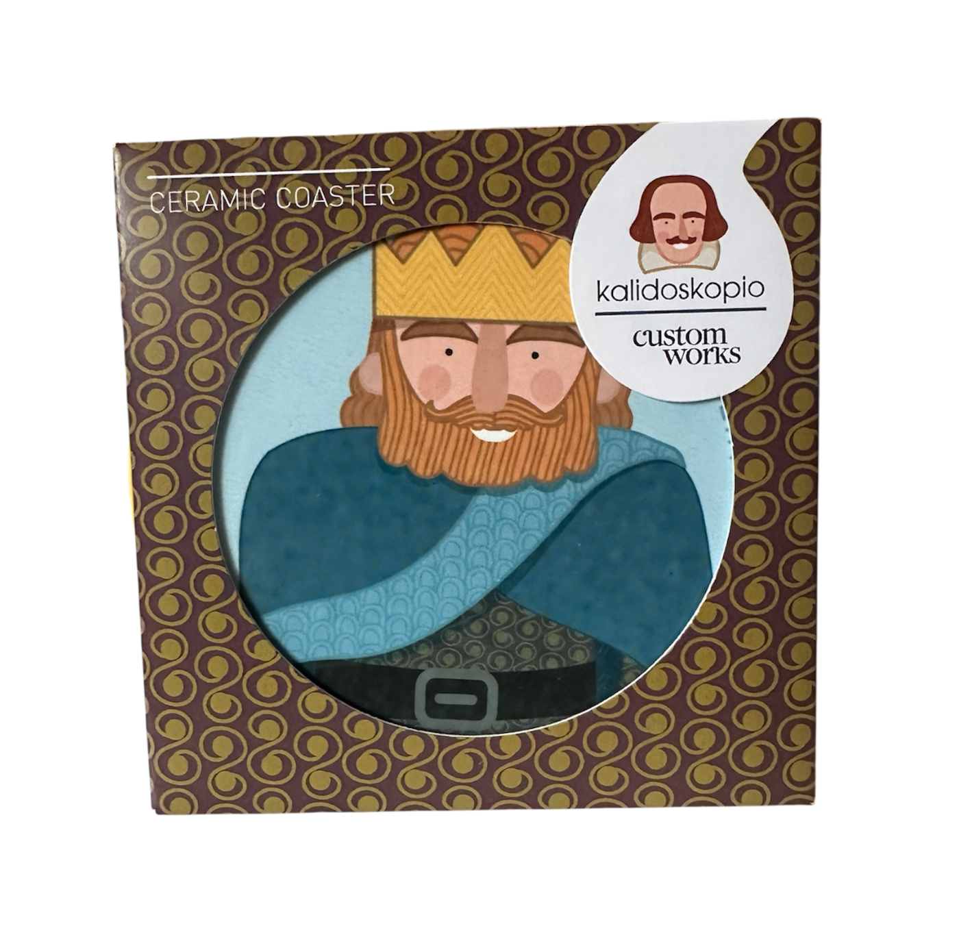 Ceramic Coaster: Kalidoskopio Macbeth