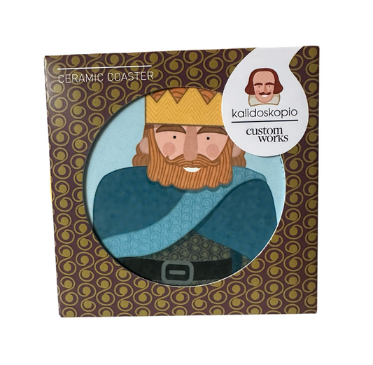 Ceramic Coaster: Kalidoskopio Macbeth