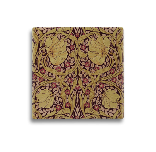 Ceramic Coaster: William Morris Pimpernel