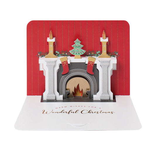 Christmas Card: Christmas Fireplace 3D