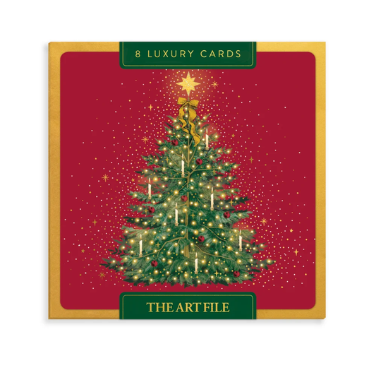 Christmas Card Luxury Box Set: Traditional Tree
