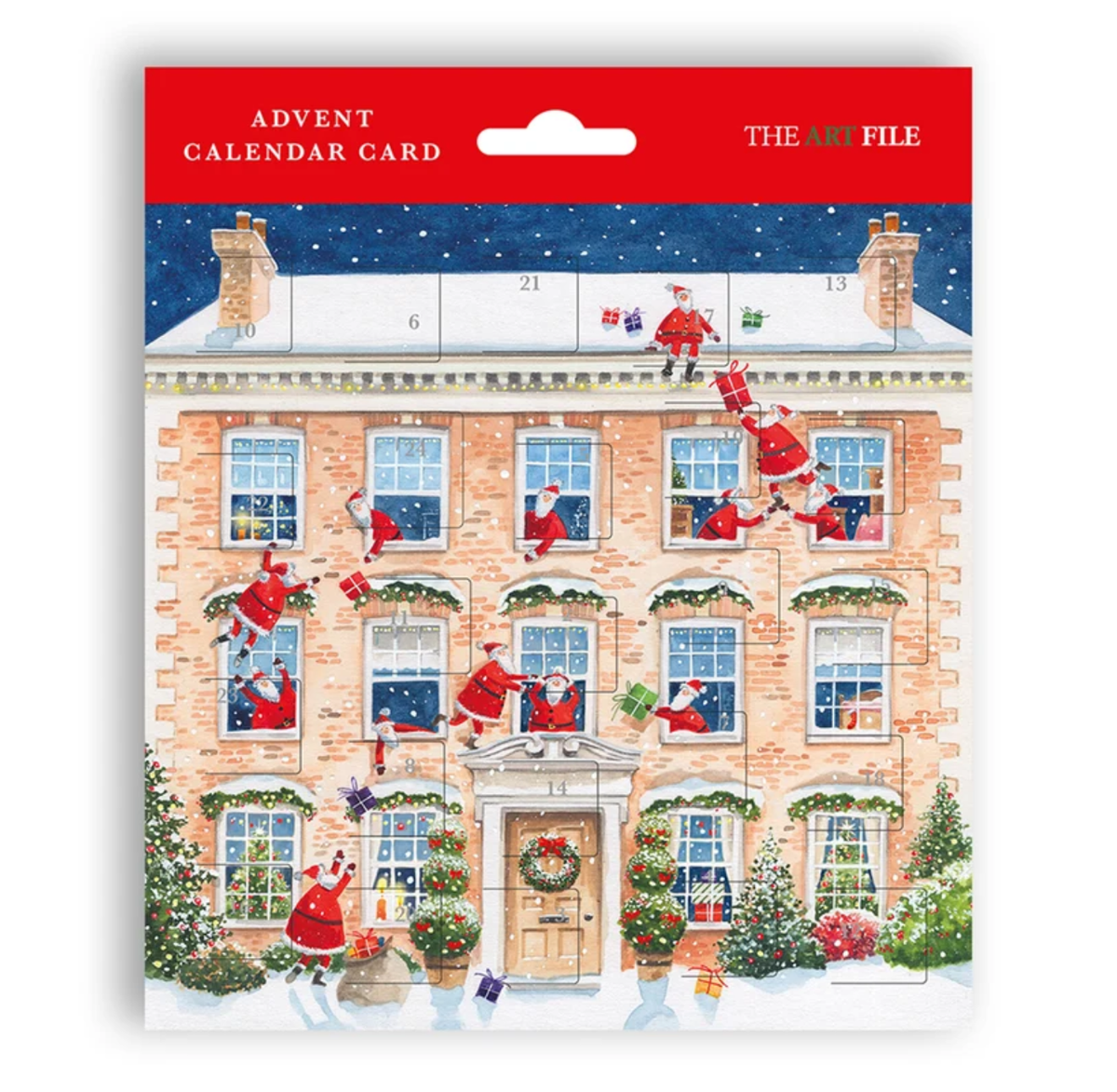 Christmas Card: Santa's Delivery Christmas Advent Card