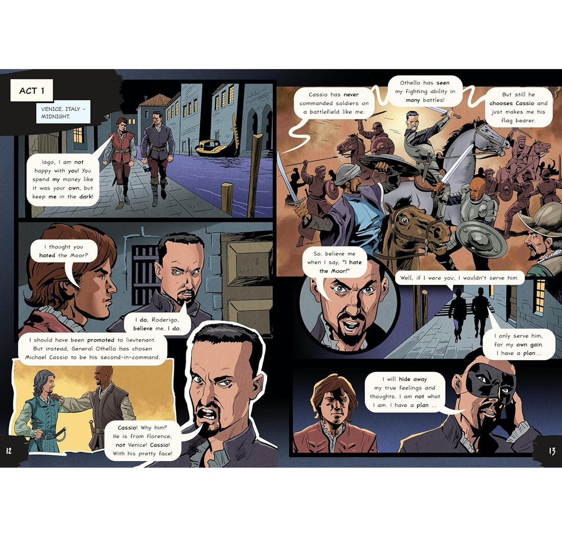 Shakespeare's Othello: A Graphic Novel HB – The RSC shop