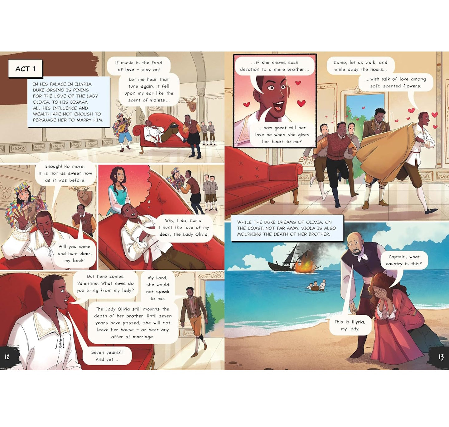 Shakespeare's Twelfth Night: A Graphic Novel HB