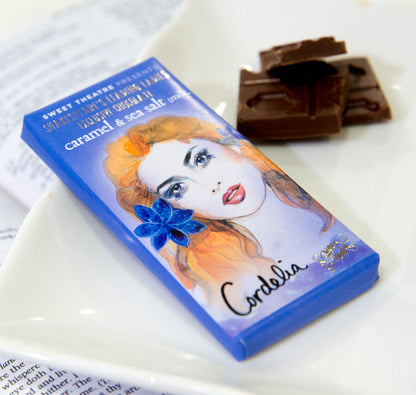 Sweet Theatre: Cordelia Caramel & Sea Salt Milk Chocolate Bar