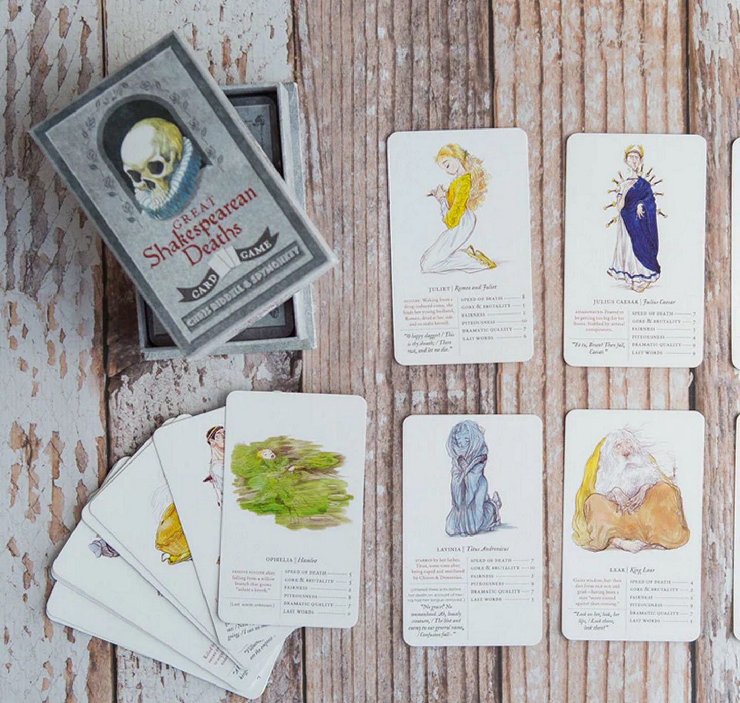 Shakespearean Deaths Card Game – The RSC shop