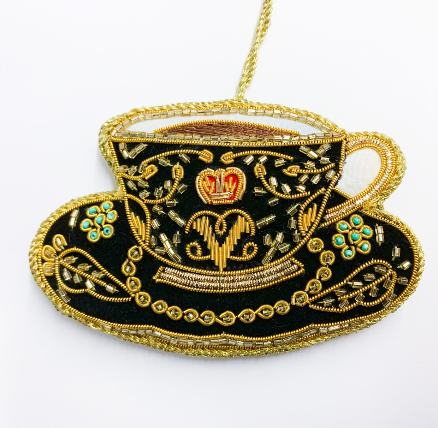 Decoration: Black Teacup