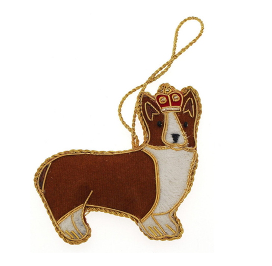 Decoration: Crowned Corgi