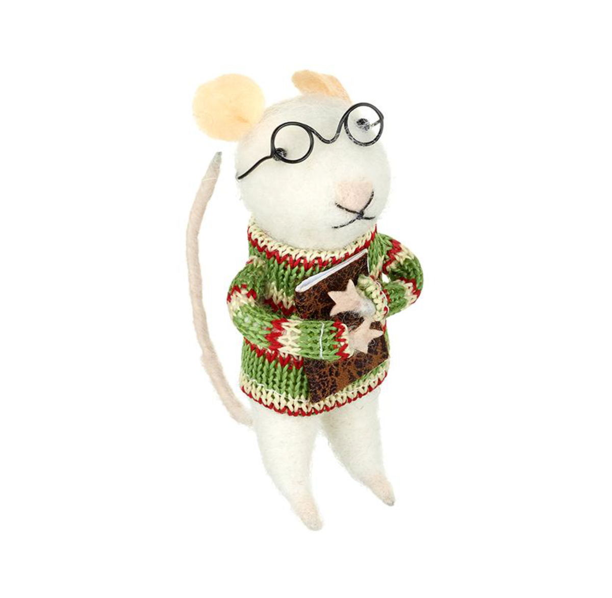 Decoration: Mouse In Jumper & Glasses