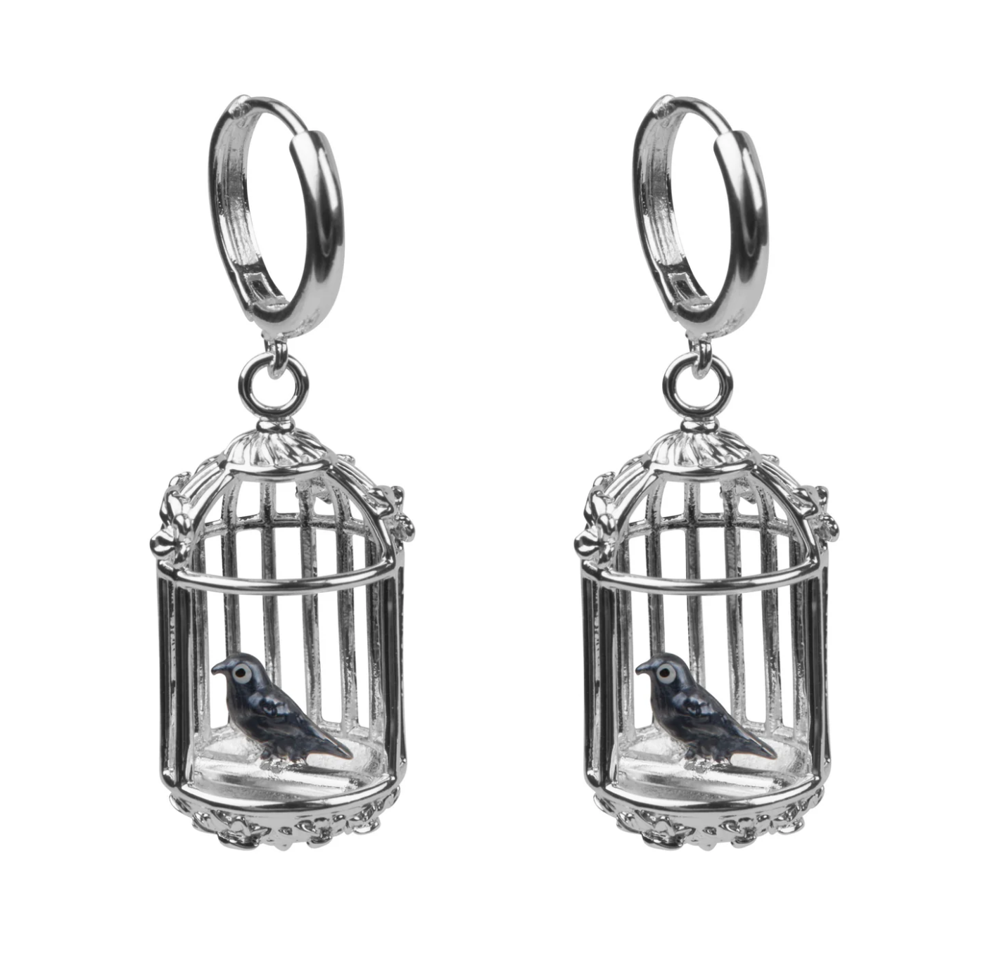 Earrings: Bird Cage