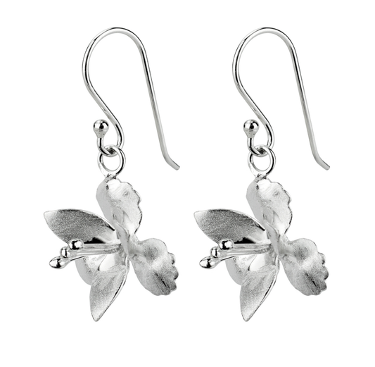 Earrings: Silver Petals