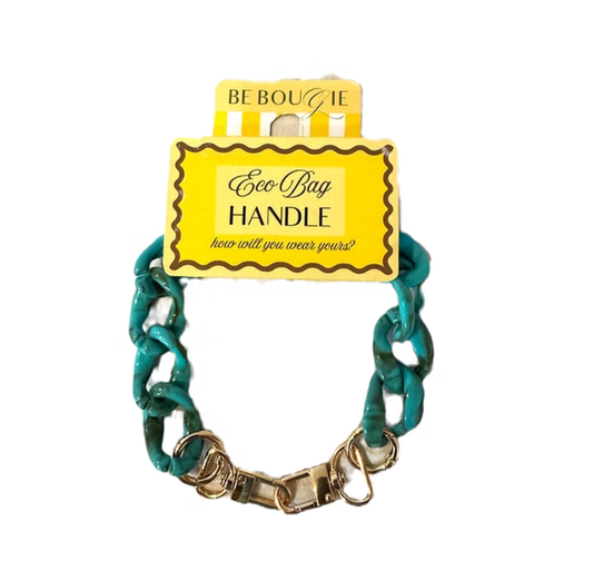 Eco Bag Turquoise Handle