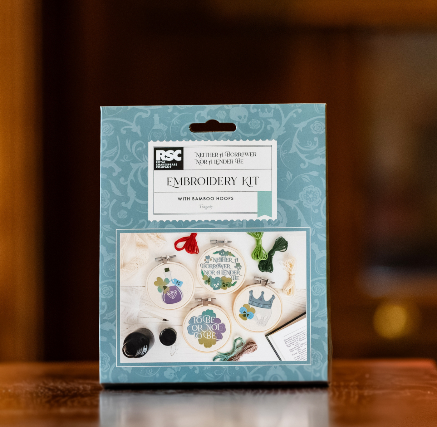 Embroidery Hoop Decoration Kit: Tragedy