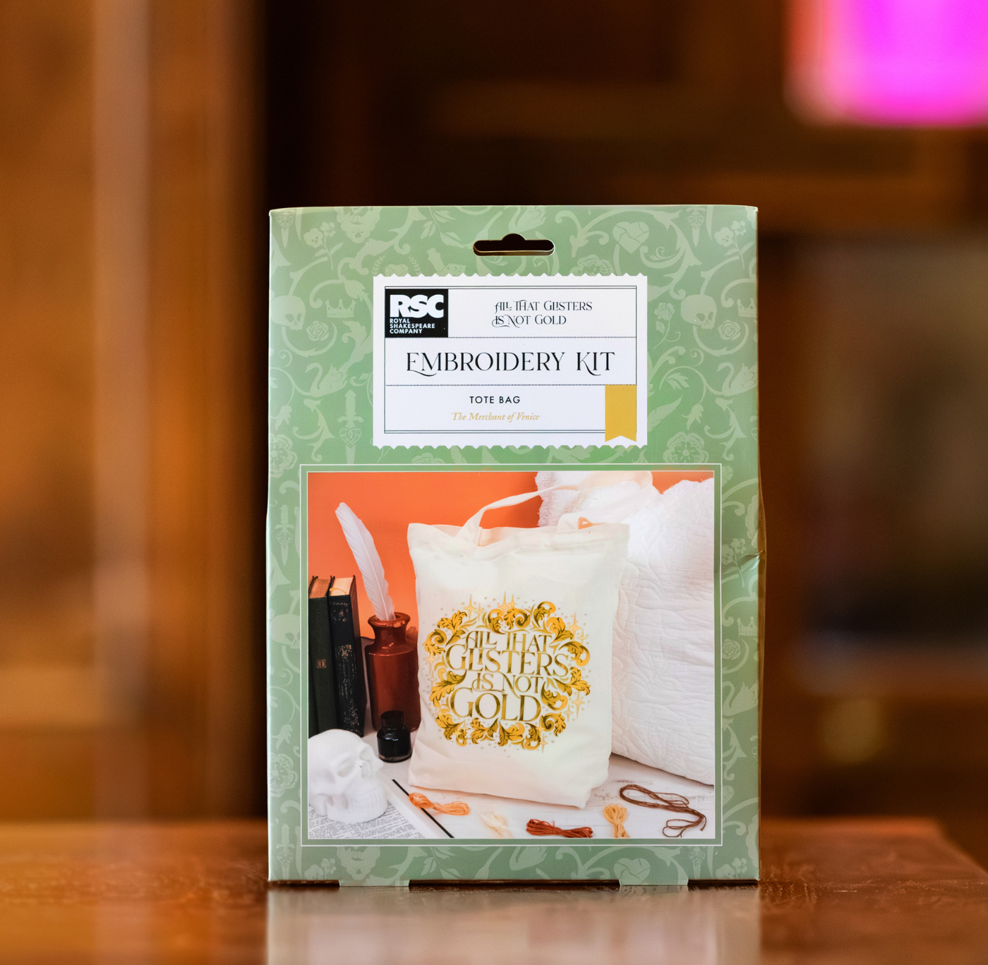 Embroidery Tote Kit: All That Glisters