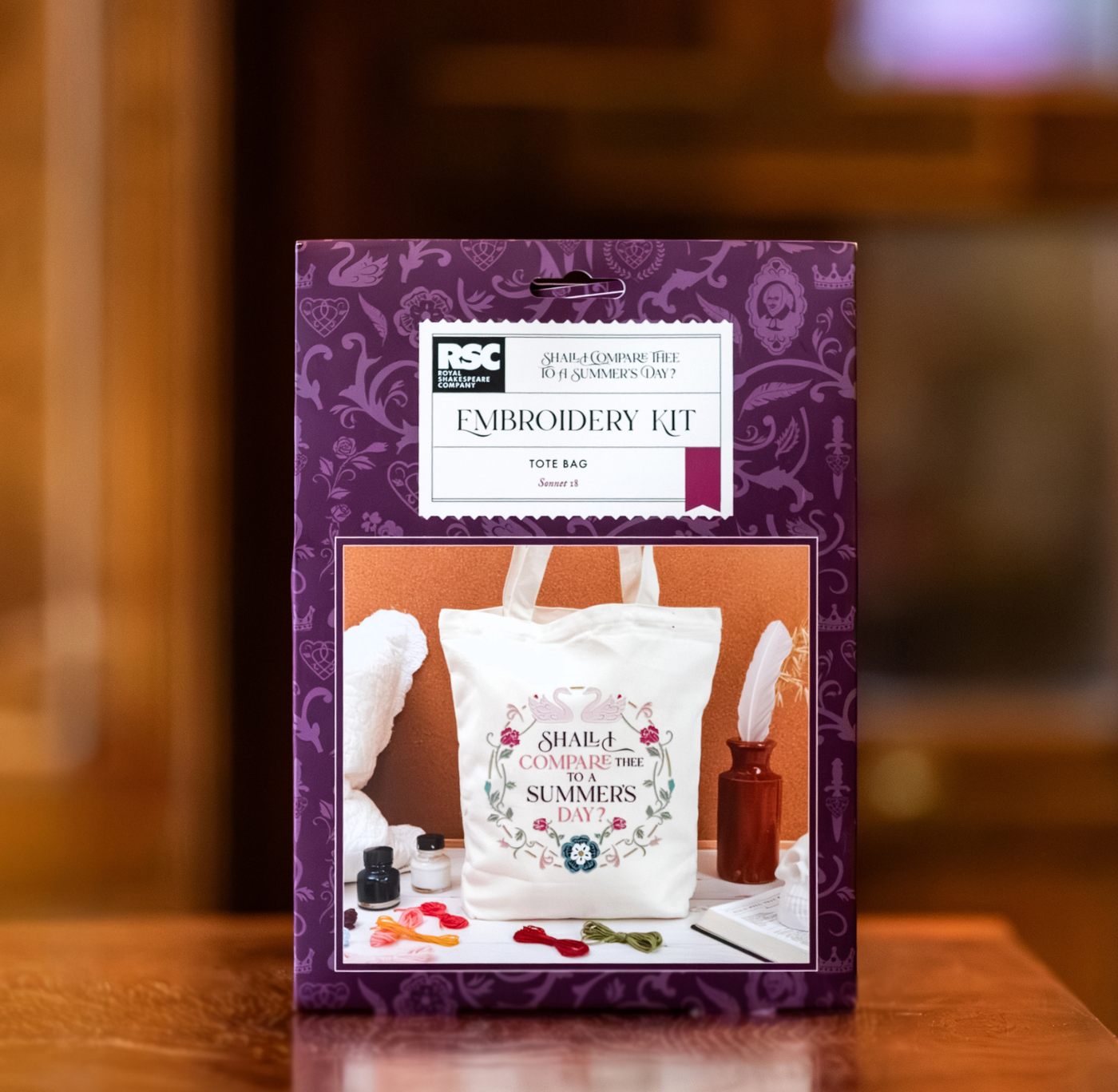 Embroidery Tote Kit: Summer's Day